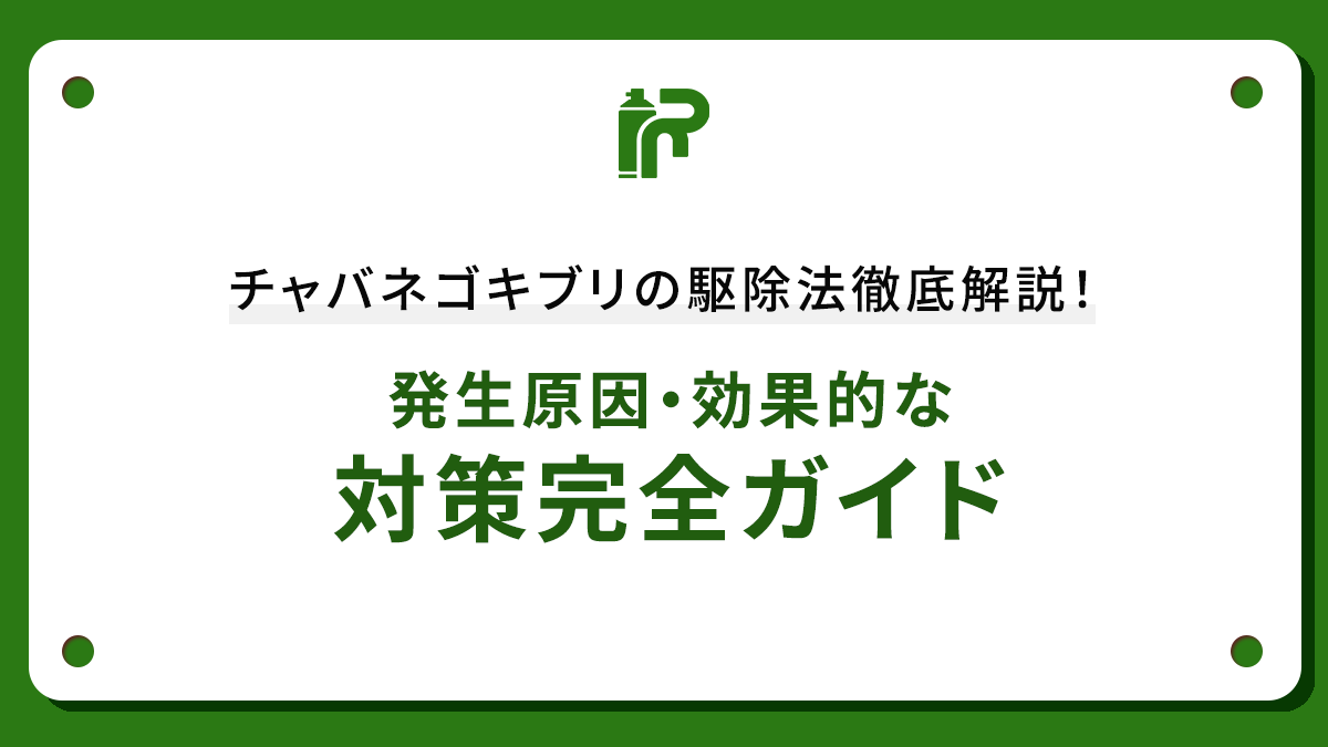 チャバネゴキブリの駆除法徹底解説！発生原因・効果的な対策完全ガイド